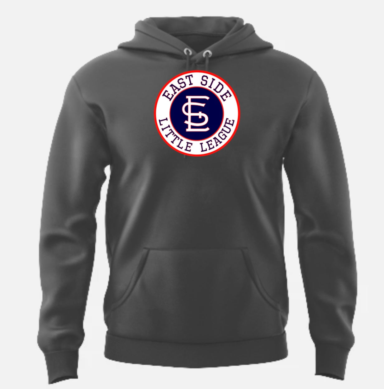 Adult ESLL circle logo charcoal Hoodie