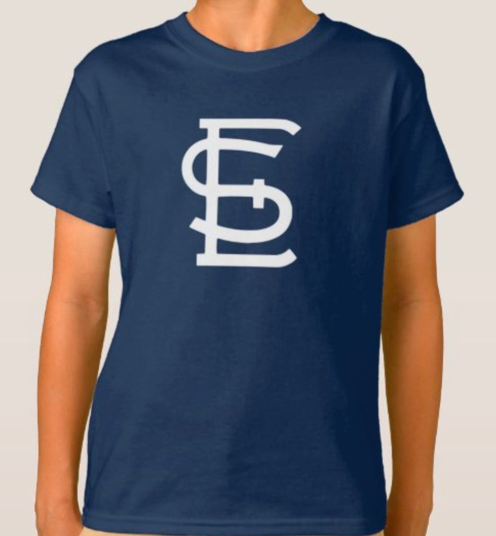 Youth Navy ESLL tshirt