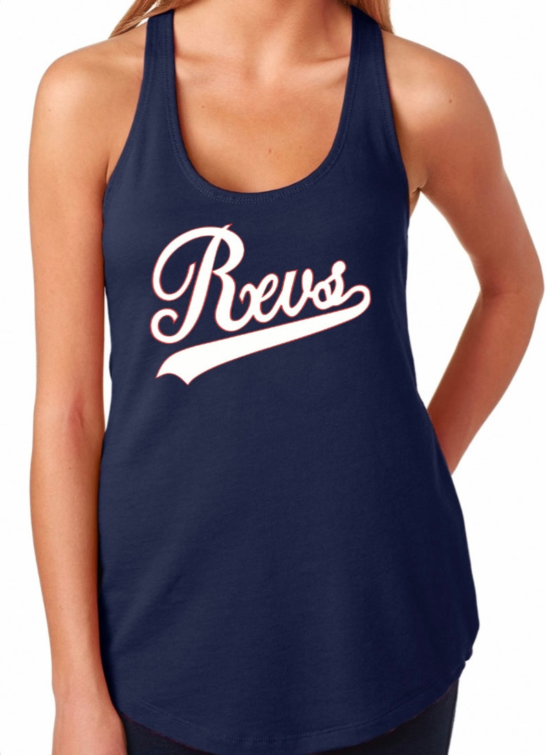Women’s Navy REVS tank top