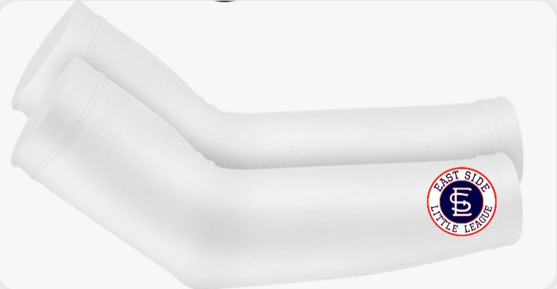 Youth White Arm Sleeves