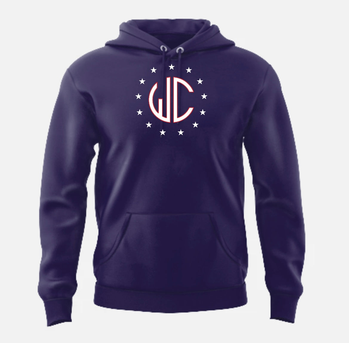 Adult WC Navy hoodie