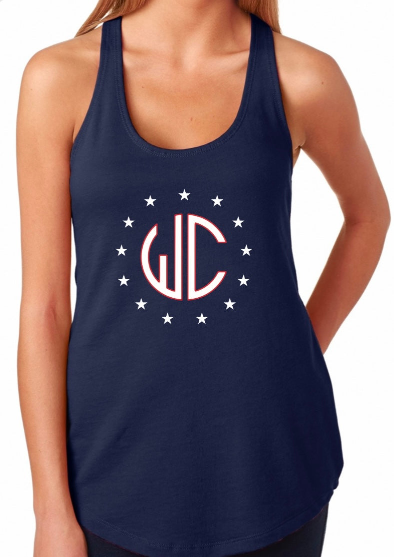 Women Navy WC tank