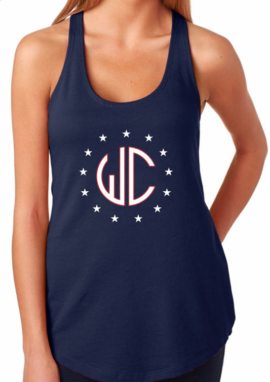 Women Navy WC tank