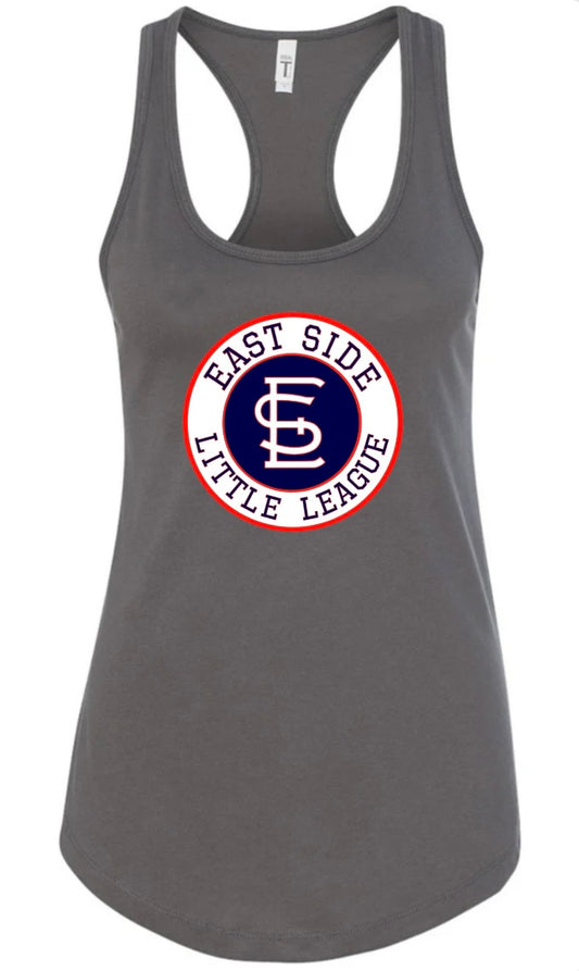 Women’s Dark Grey ESLL Circle logo tank