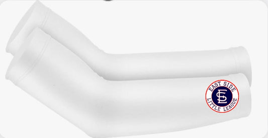 Youth White Arm Sleeves