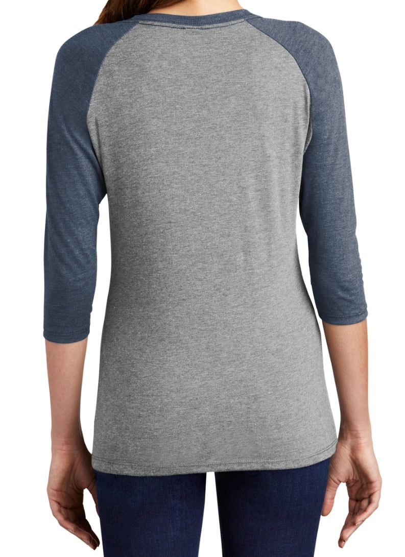 Womens Raglan- “Sorry Can’t Baseball Bye”