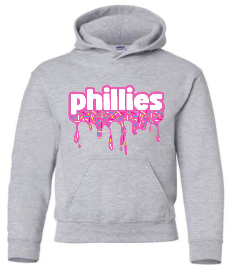 Phils Drip Hoodie Gray