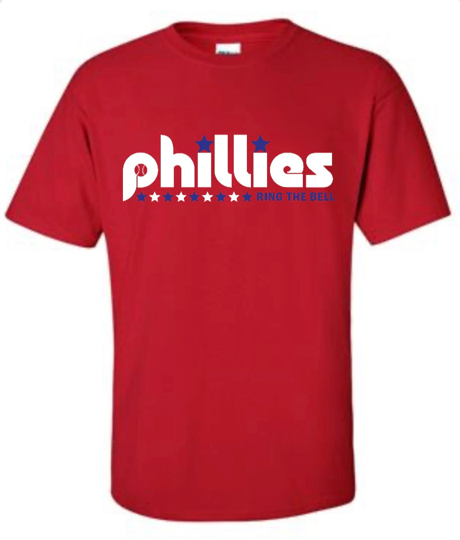 Phillies Red Tshirt - Kids and Adult Sizes