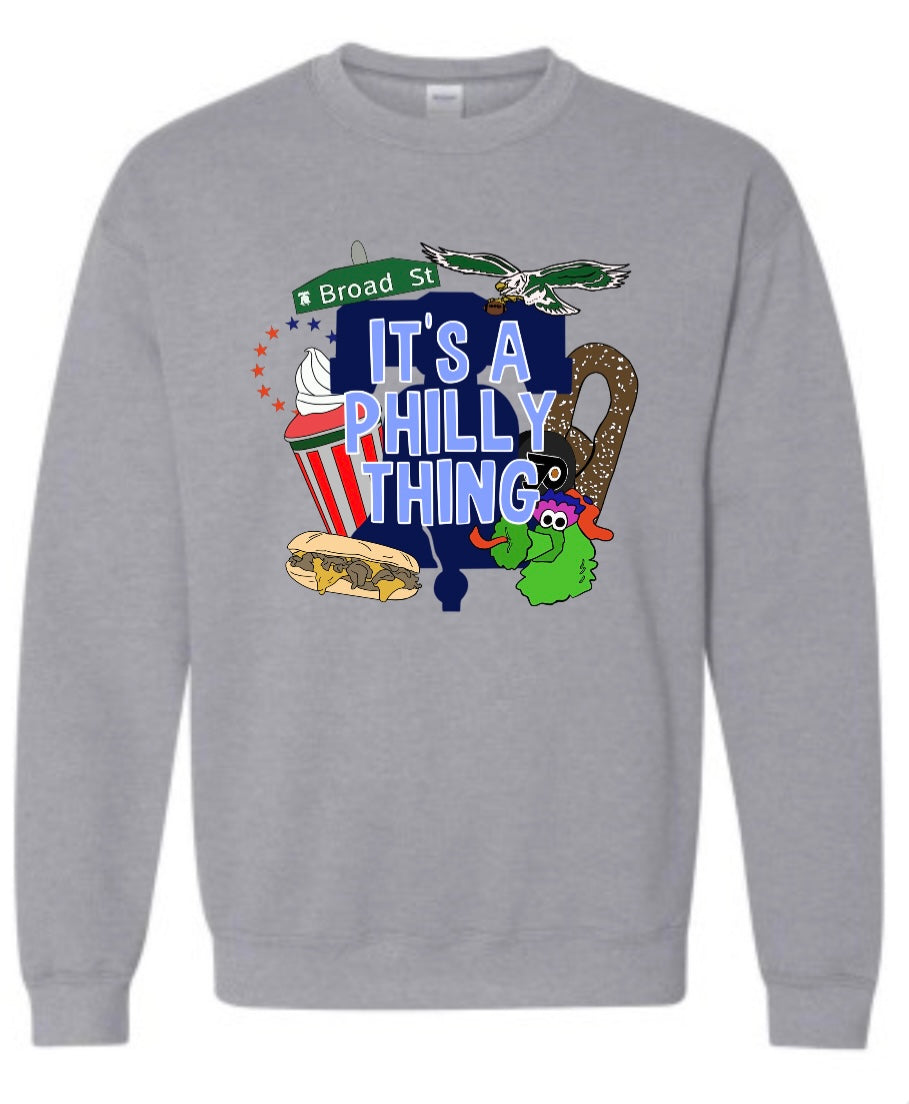 It’s A Philly Thing Kids and Adult Crewneck Sweatshirt