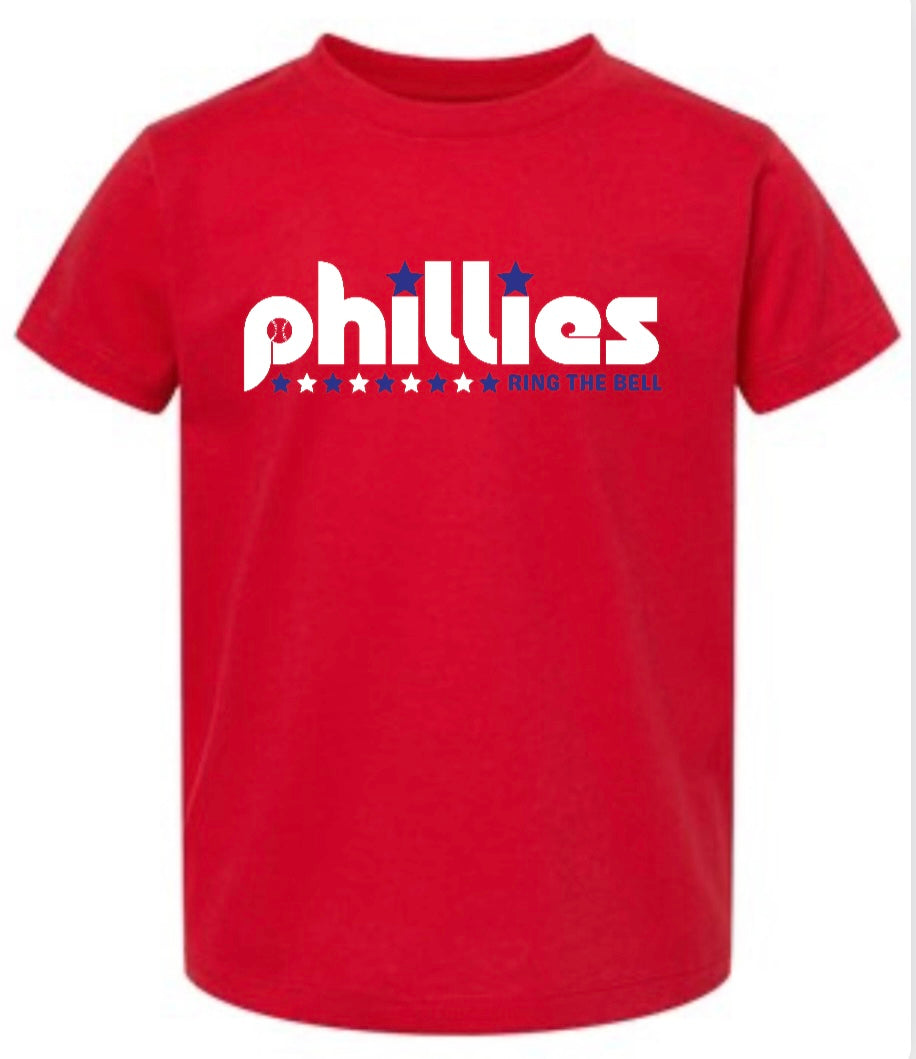 Phillies Red Tshirt - Kids and Adult Sizes
