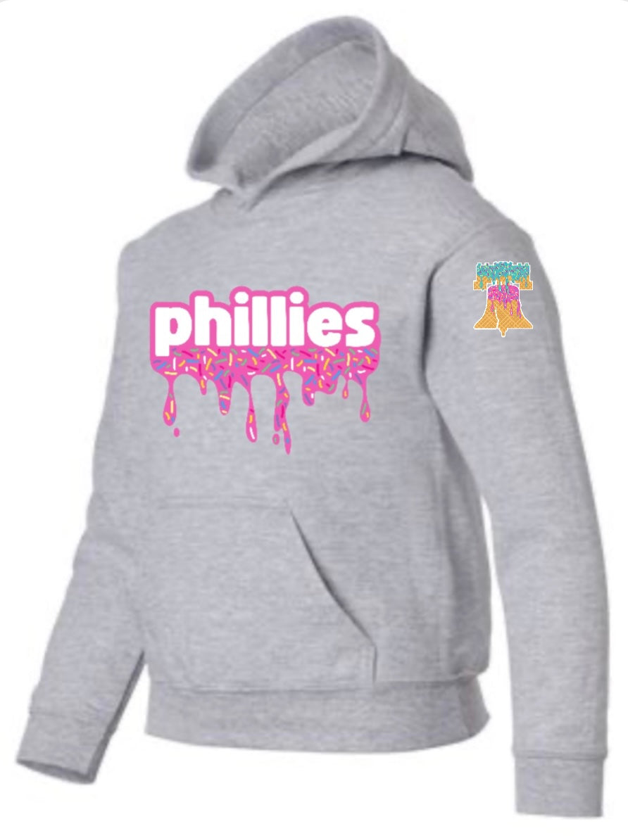 Phils Drip Hoodie Gray